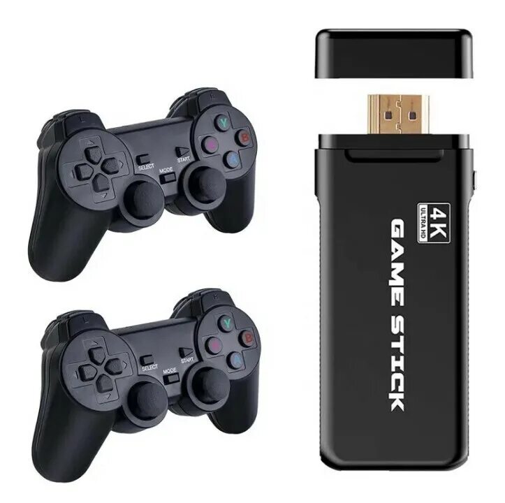 Game stick 4k как подключить к телевизору Портативная игровая система Game Stick U8 64GB lite (черный) - купить с доставко