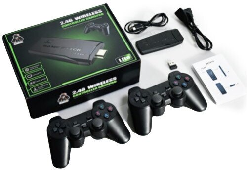 Game stick lite как подключить к компьютеру Портативная игровая приставка Game Stick Lite 64 GB Ретро Игры 90х годов Mortal 