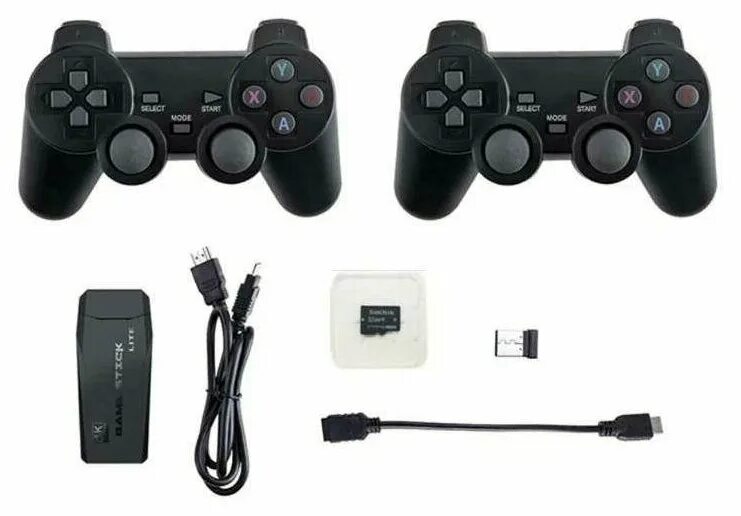 Game stick lite как подключить к компьютеру Игровая приставка, консоль DATA FROG Y3 Lite, 10000 игр, 4K, 2,4 ГГц. 8 - 16 - 3