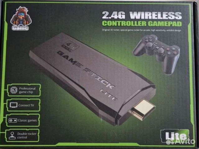 Game stick lite как подключить к телевизору Игровая приставка game stick 64gb цеа за 1 шт купить в Арзамасе Электроника Авит