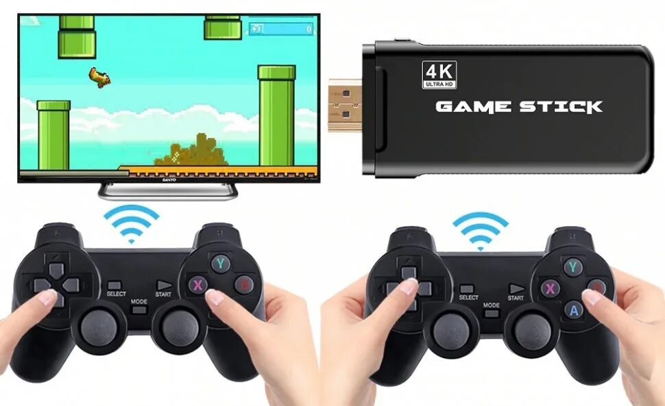 Game stick lite как подключить к телевизору game stick lite 4k джойстики перестали сопряжатmся с приставкой 2024 GamesToys 1
