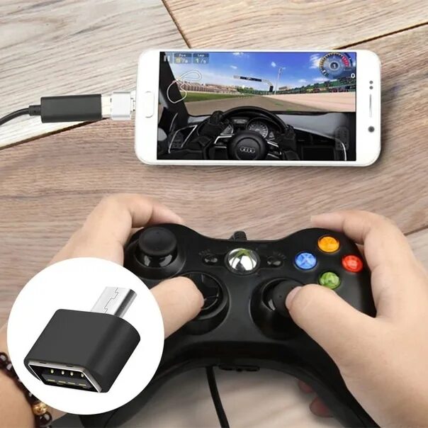 Gamepad plus v3 как подключить к андроид OTG адаптер Позволяет подключать USB устройства (флешки, клавы, мыши, геймпады и