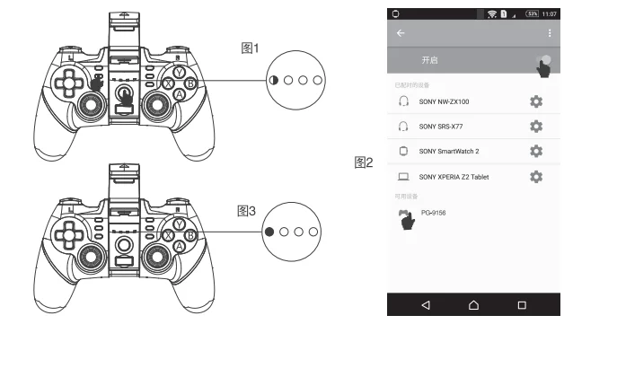 Gamepad plus v3 как подключить к андроид Геймпад Ipega PG-9156, 2,4G, Wi-Fi, игровой контроллер, джойстик с триггером для