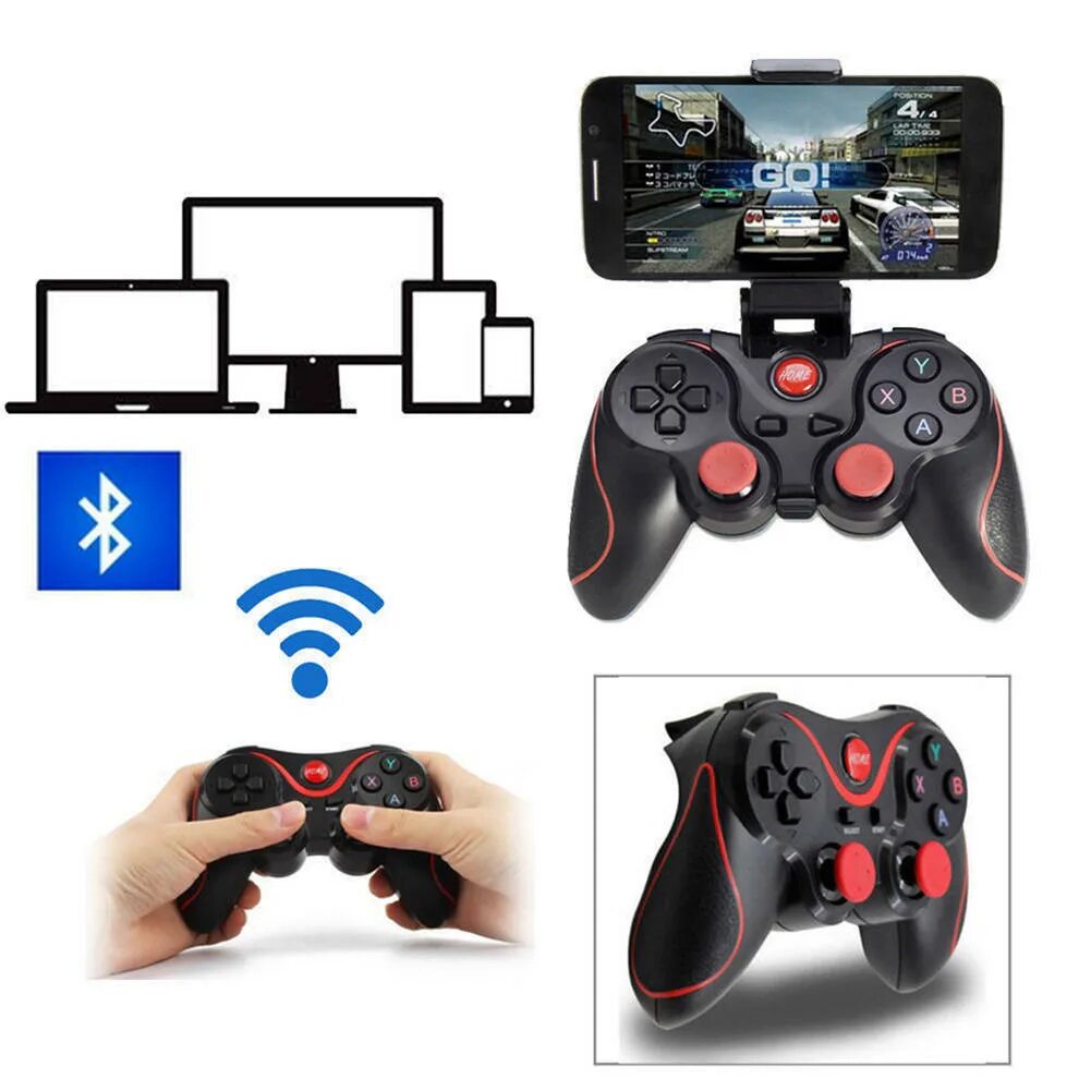 Gamepad plus v3 как подключить к андроид Gaming handle Gaming handle Controller Android phone TV tablet Bluetooth wireles
