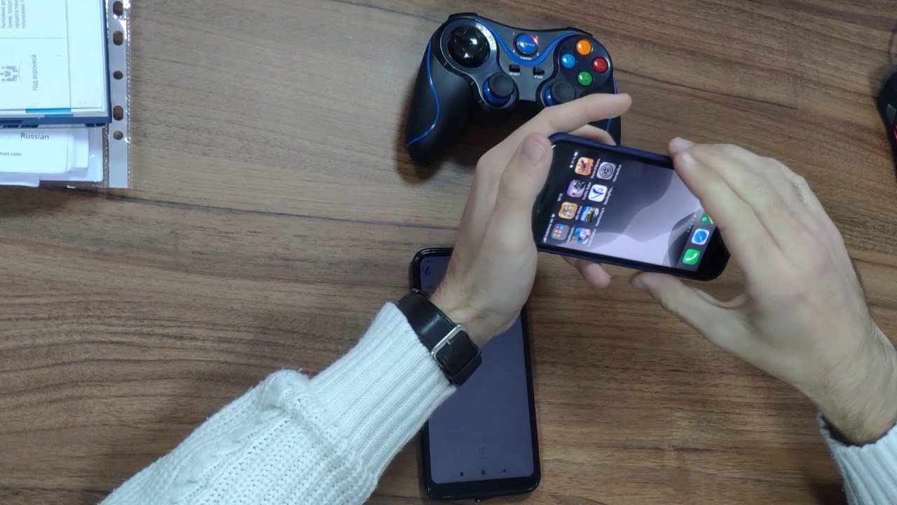 Gamepad plus v3 как подключить к андроид Подключение геймпада GamePro MG550 к устройствам - YouTube