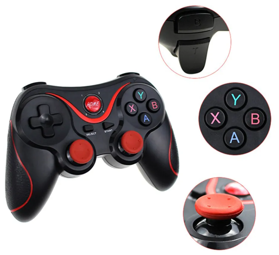 Gamepad x3 как подключить к пк Беспроводной джойстик, геймпад Controller x3, Bluetooth. - купить в интернет-маг