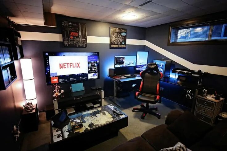 Gamer ул кирова 48 фото 50 Awesome Gaming Room Setups 2023 Gamer's Guide Game room lighting, Computer ro