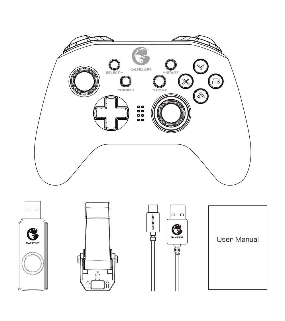 Gamesir g4 pro как подключить к пк Игровой контроллер GameSir T4 Pro Bluetooth 2,4 ГГц беспроводной геймпад с usb-к