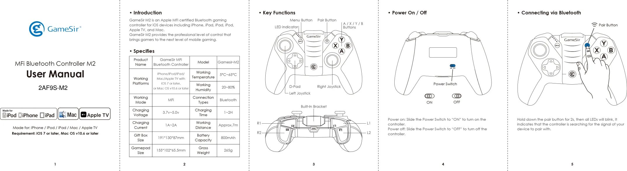 Gamesir nova lite как подключить к пк Инструкция gamesir