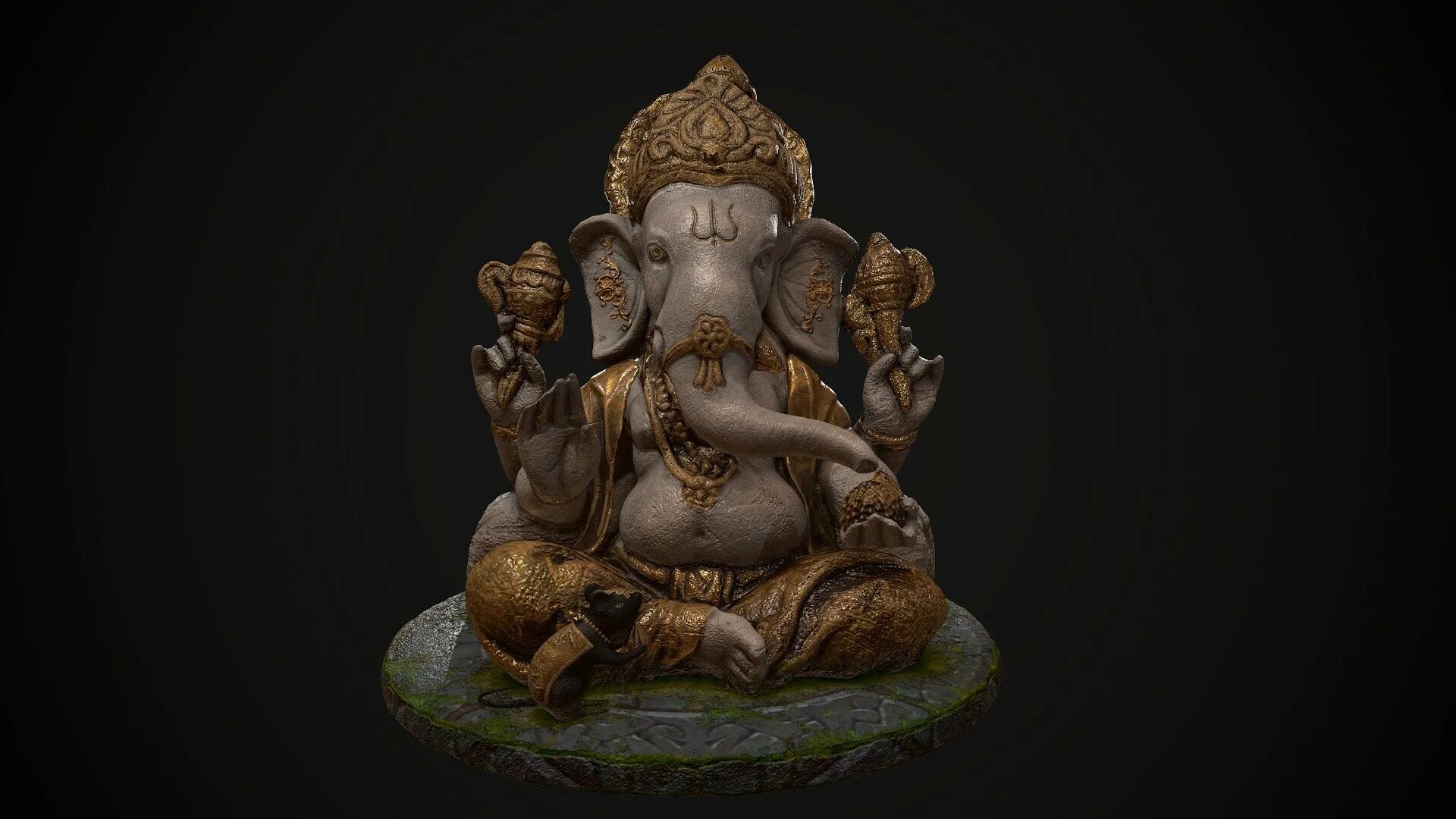 Ganesha ул мира 125б фото ArtStation - Vakratunda Mahakaya Lord Ganesha