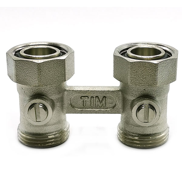 Gappo узел нижнего подключения Узел нижнего прямого подключения 3/4" для двухтрубной системы TIM купить в Брянс