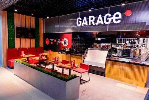 Garage food coffee просп дзержинского 91 фото Франшиза GARAGE рестораны, кафе, пиццерии Bis-on.by