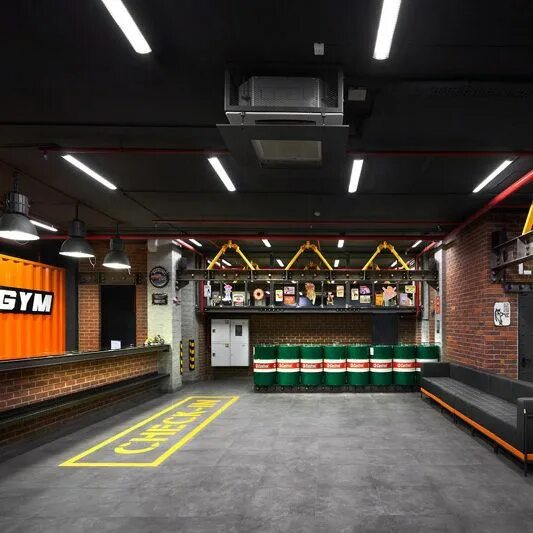 Garage просп гагарина 1 фото Красивый спорт: 5 фитнес-клубов России с яркими интерьерами Дизайн тренажерного 