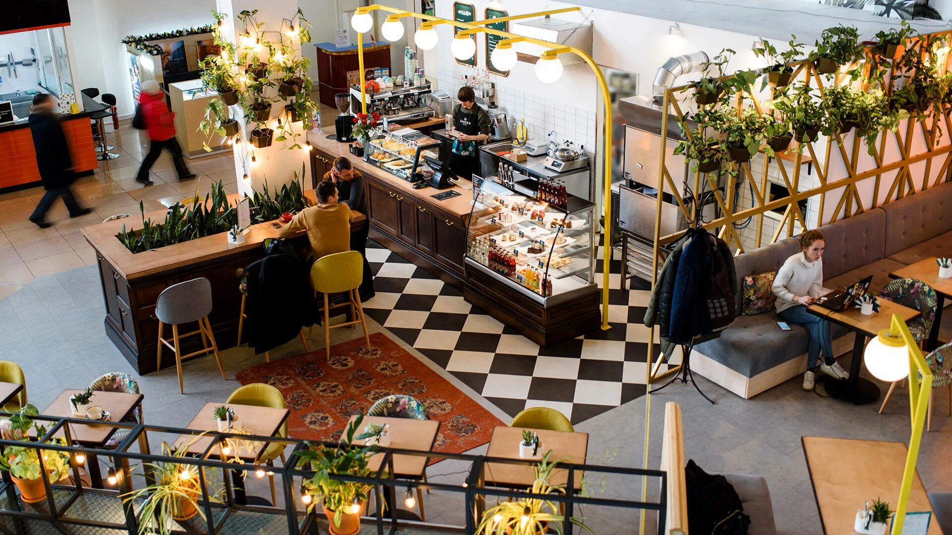 Garden cafe ул максима горького 39 фото Coffee shop, bakery GARDEN COFFEE 70 m2 in the mall :: Behance