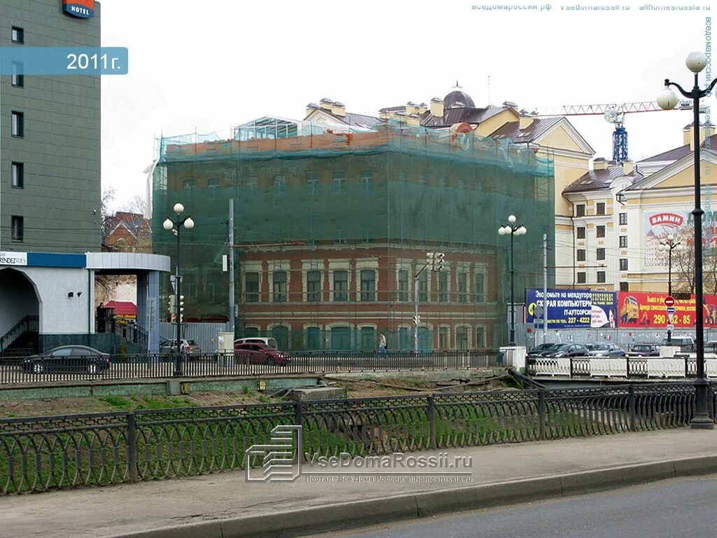 Garden право булачная ул 49 казань фото Kazan, Astronomicheskaya st house 2. building under reconstruction