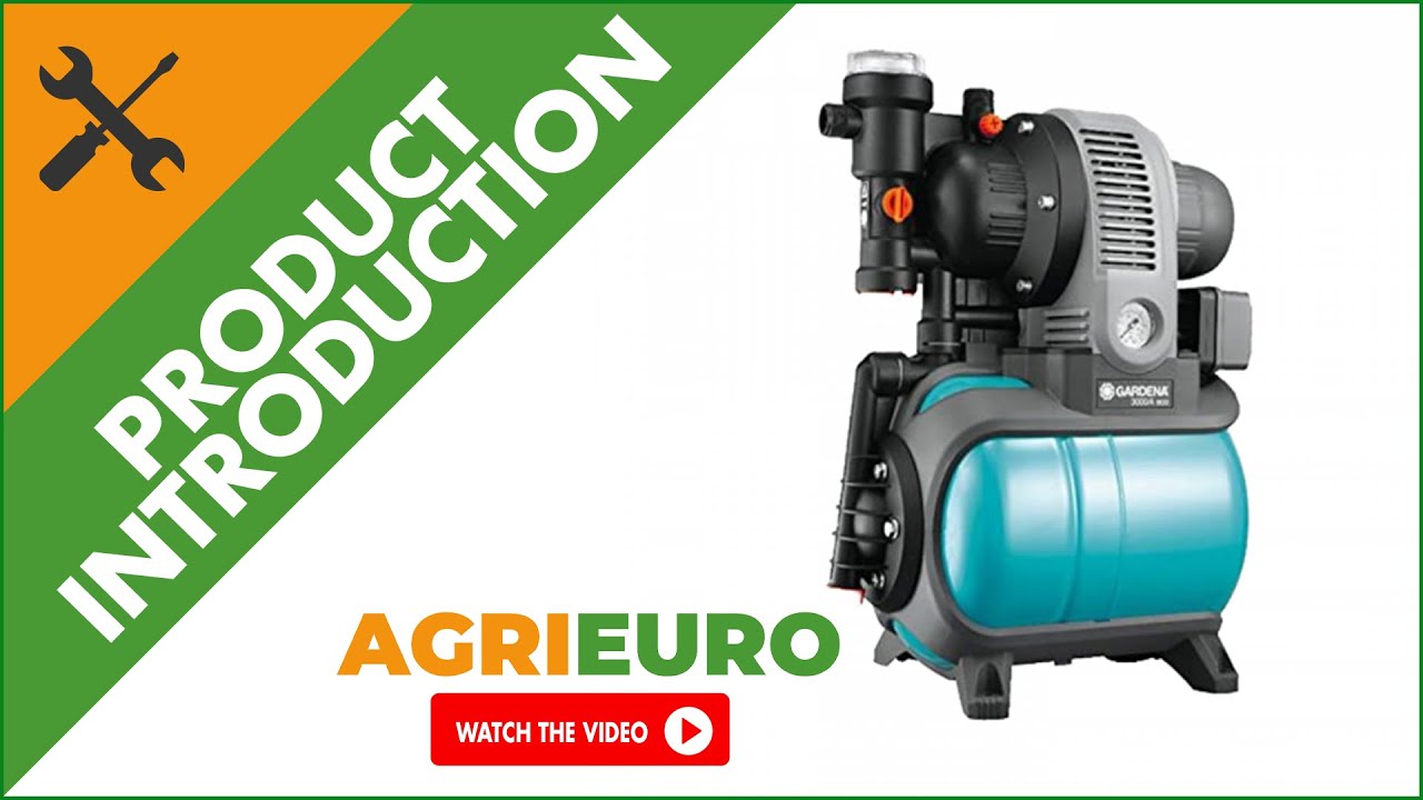 Gardena 3000 4 подключение Gardena 3000/4 Eco Pump with Autoclave - 2800 l/h - 650W - Inox - Product introd