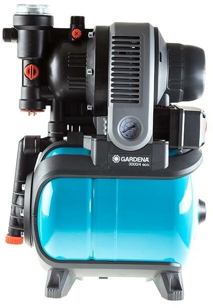 Gardena 3000 4 подключение Станция бытового водоснабжения автоматическая 3000/4 Eco GARDENA, 01753-20.000.0