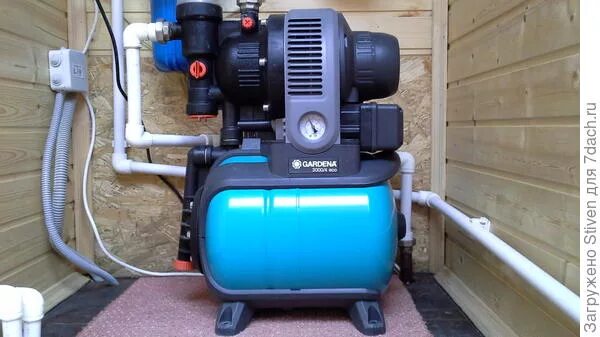 Gardena 3000 4 подключение Агрегат мал, да польза большая - насосная станция GARDENA Classic Eco 3000/4