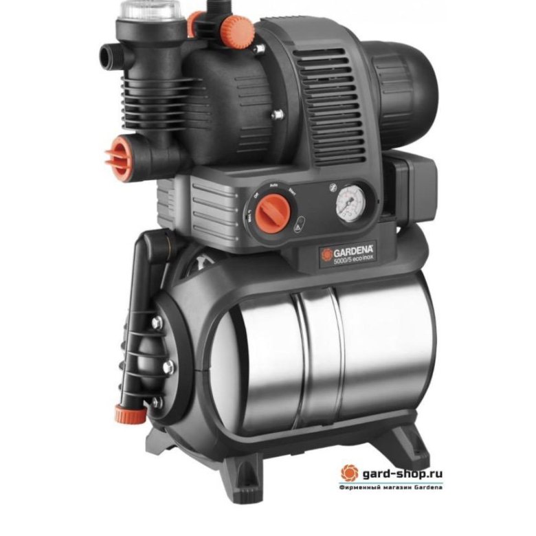 Gardena 3000 4 подключение Станция бытового водоснабжения Gardena 5000/5 eco - купить в Санкт-Петербурге, ц