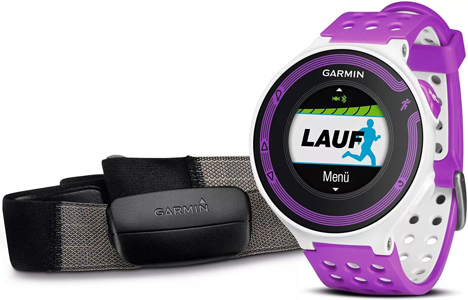 Garmin часы фото Купить умные часы Garmin Forerunner 220 HRM 010-01147-69 (White/Violet) в Москве