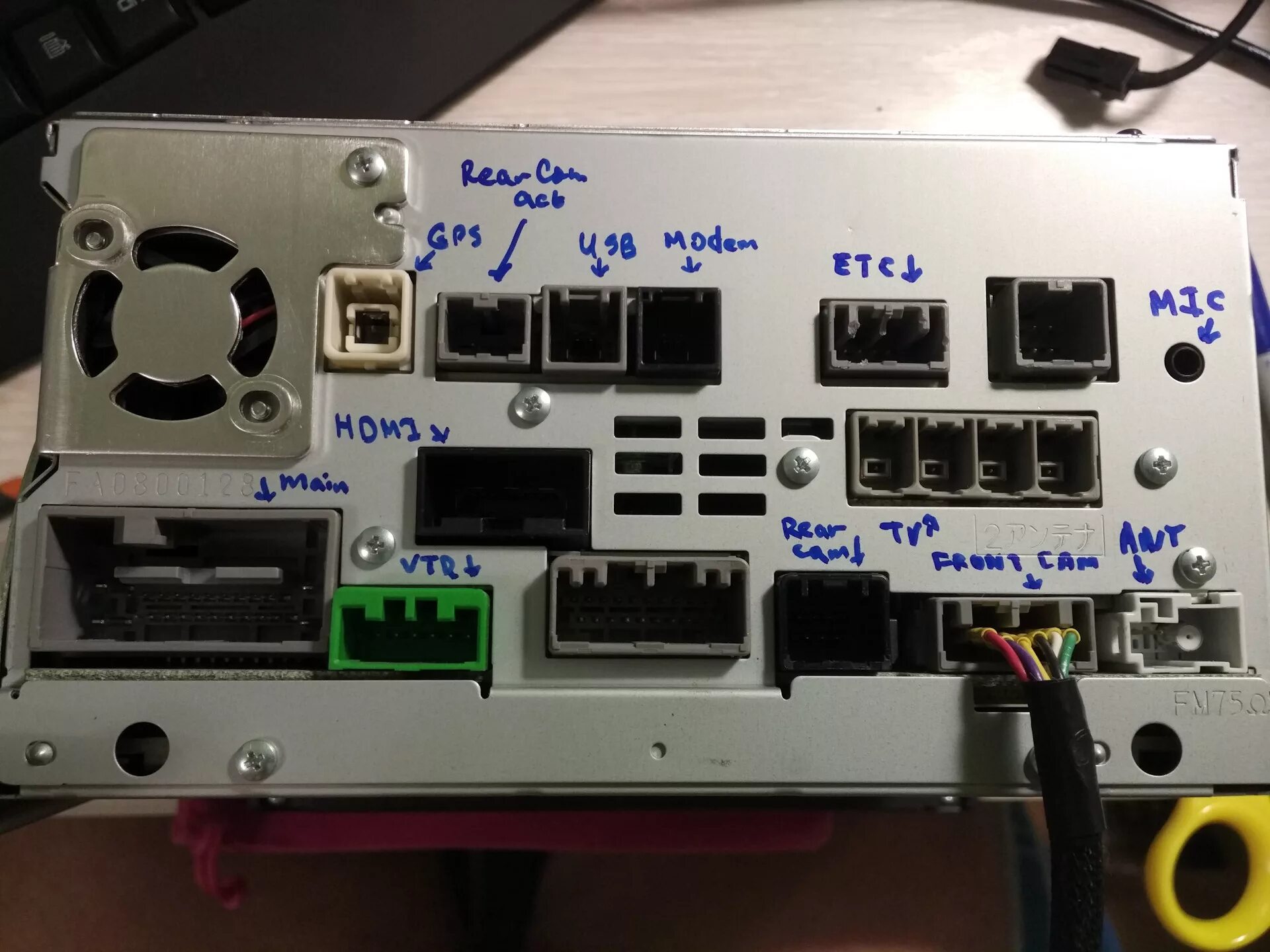 Gathers подключения камера заднего Gathers - камера переднего вида - Honda Fit (3G), 1,5 л, 2014 года аксессуары DR