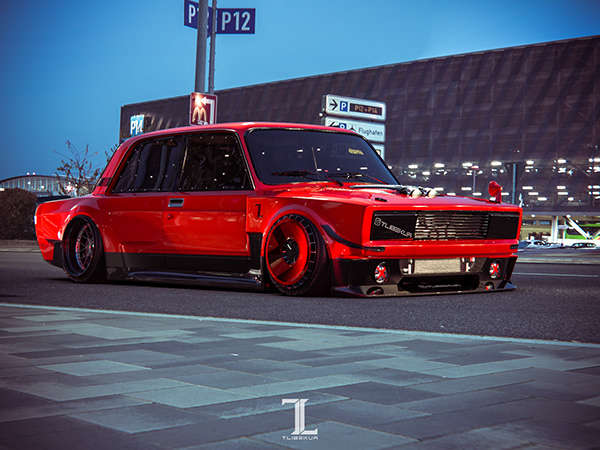 Gayazov ваз тюнинг игры LADA 2105 on Behance Lada drift, Racing car design, Custom cars