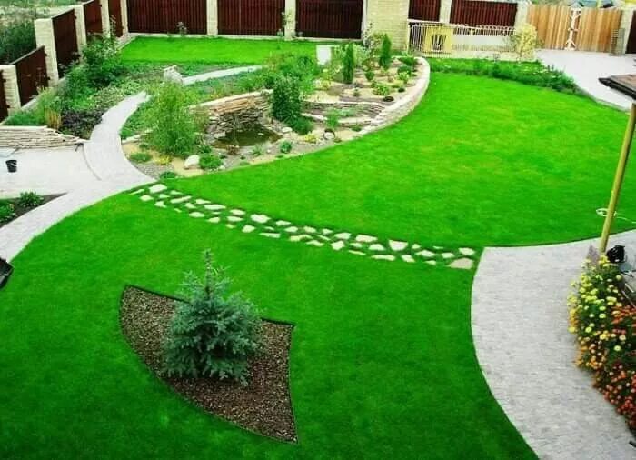 Gazon восточная ул 3а фото Pin on BİTKİ TASARIMLARI Yard landscaping, Green lawn, Garden design