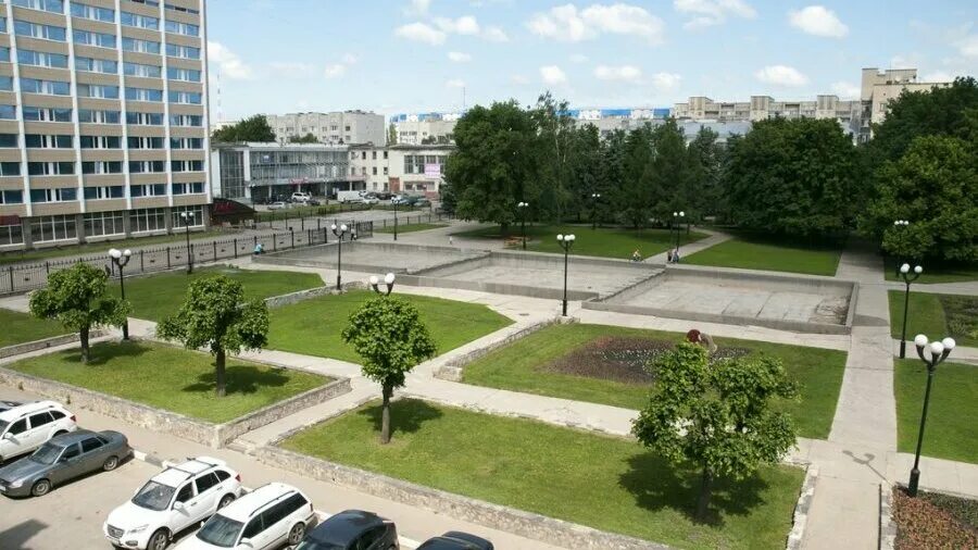 Gazovik68 площадь льва толстого 4а тамбов фото Сквер Льва Толстого в Тамбове преобразится в следующем году