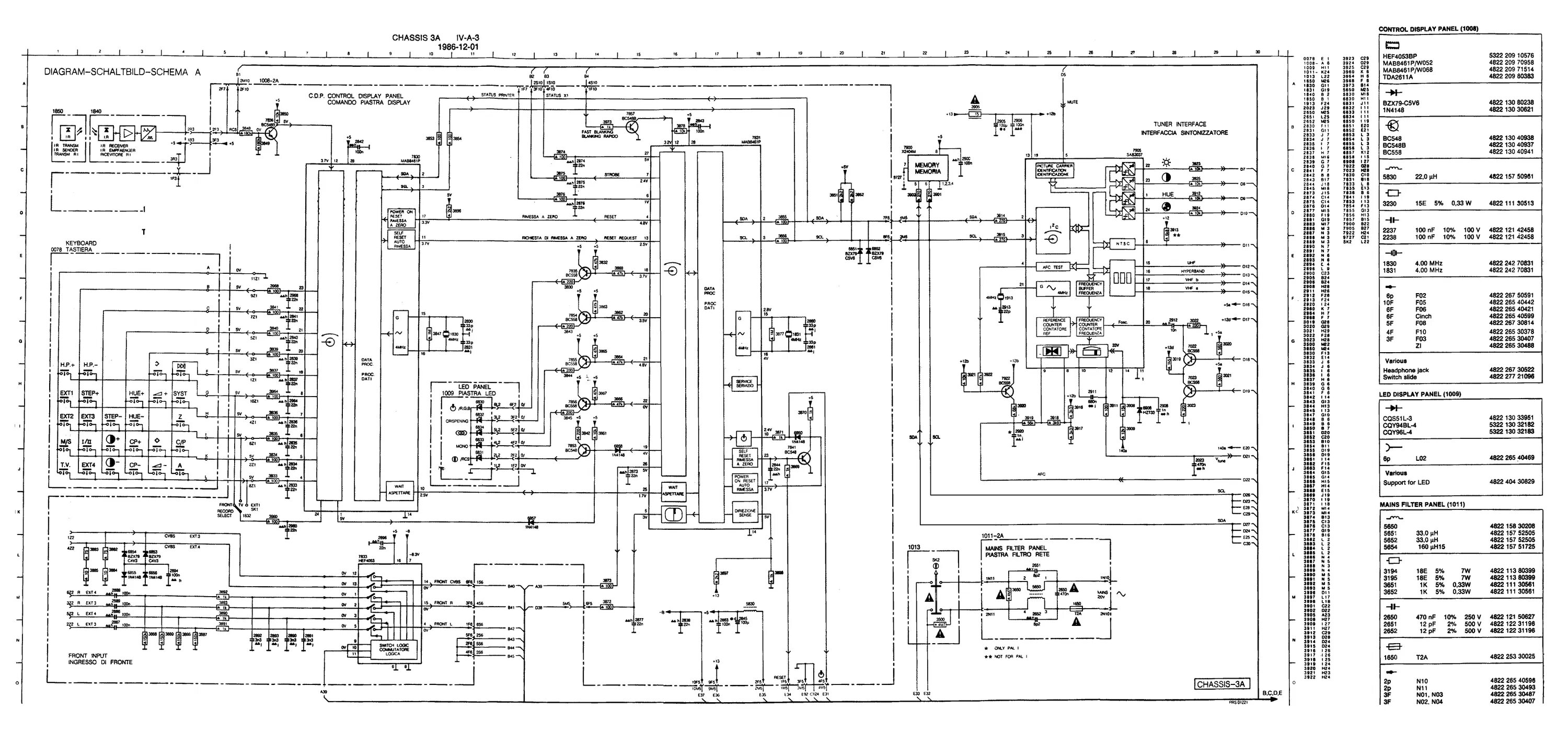 Gbc 100 ru схема подключения проводов Philips 3A IV-A-3 Service Information Manualzz