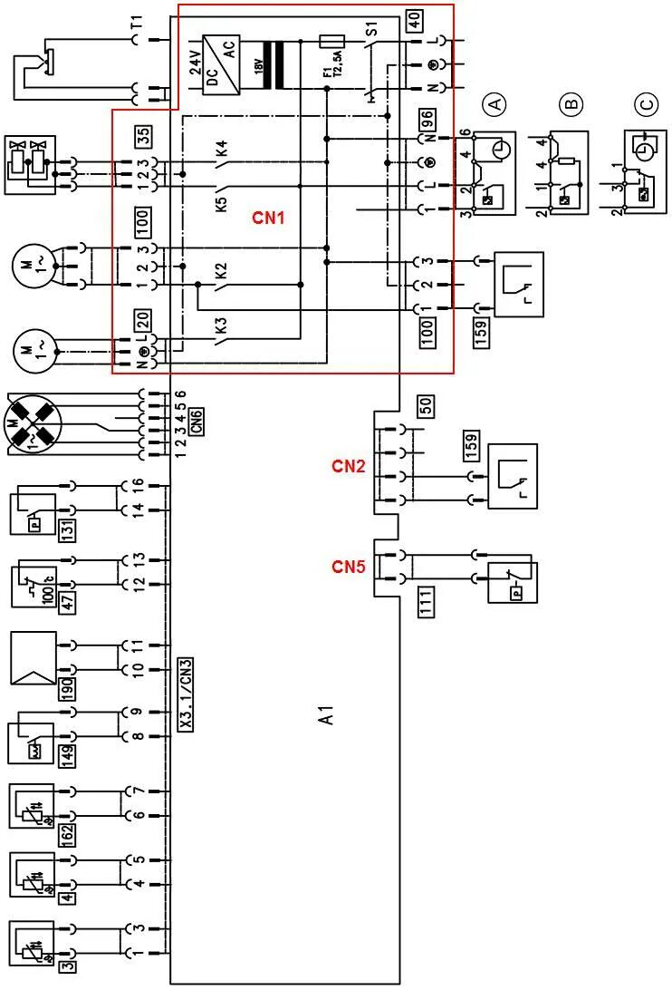 Gbc100 p11 1 схема подключения Viessmann Vitopend 100 WH0A нужна схема подключения Форум по ремонту Monitor