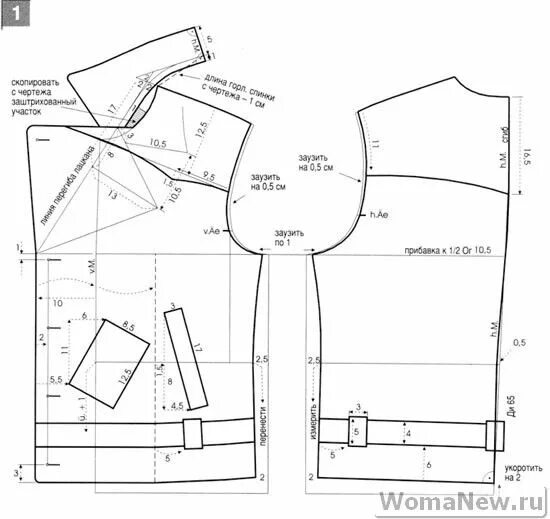 Gd lekal выкройки скачать Выкройка мужской куртки. WomaNew.ru - уроки кройки и шитья! Jacket pattern sewin