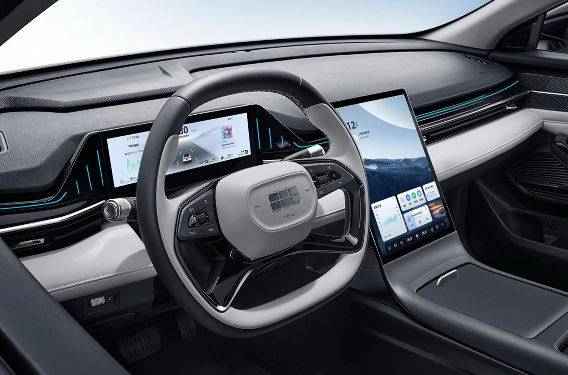 Geely atlas 2024 подключение телефона Представлен 390-сильный седан Geely с салоном от кроссовера Atlas - Рамблер/авто