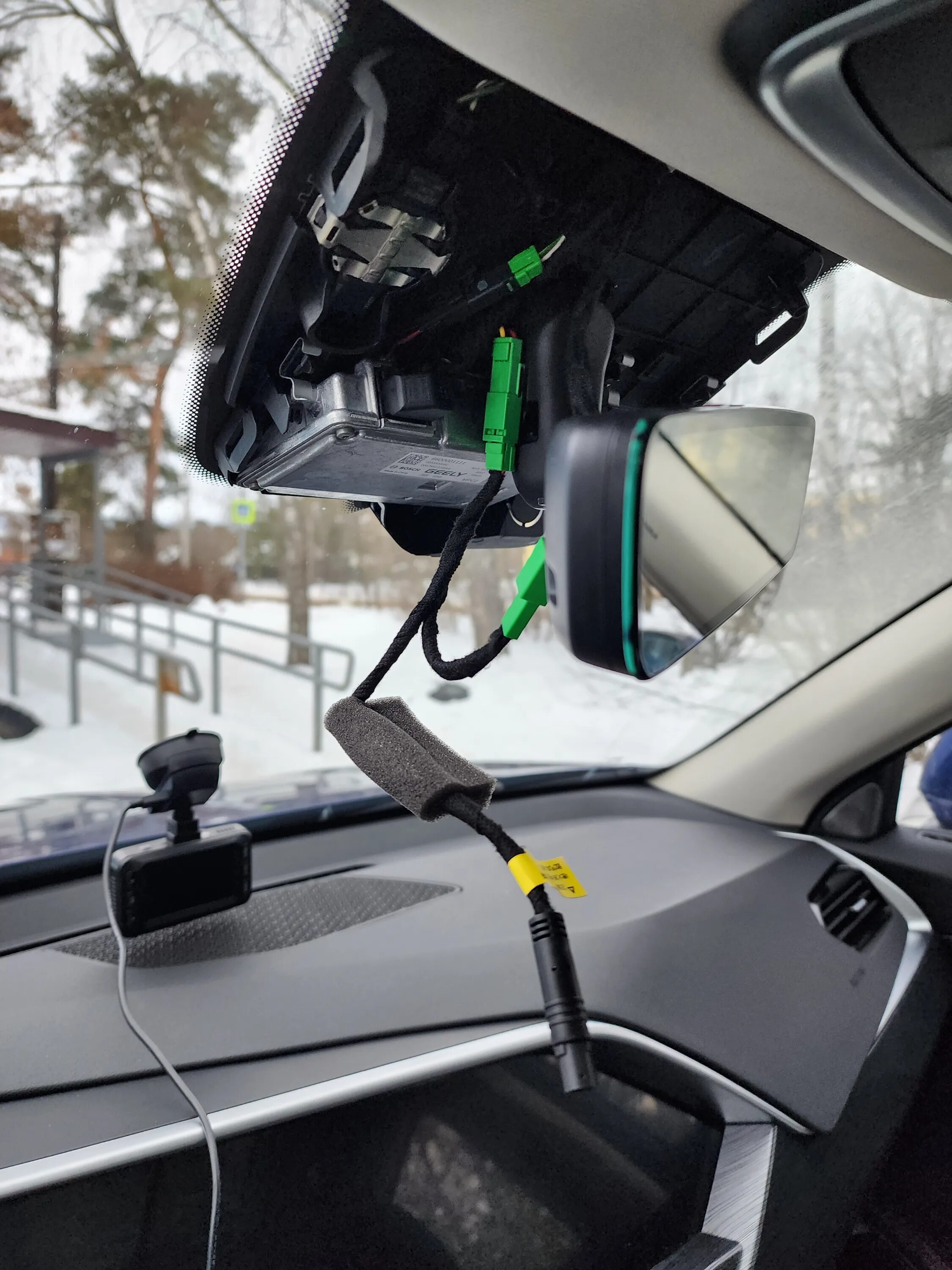 Geely atlas 2024 подключение видеорегистратора Кабель питания с датчиком дождя Plug and Play для автомобильного видеорегистрато