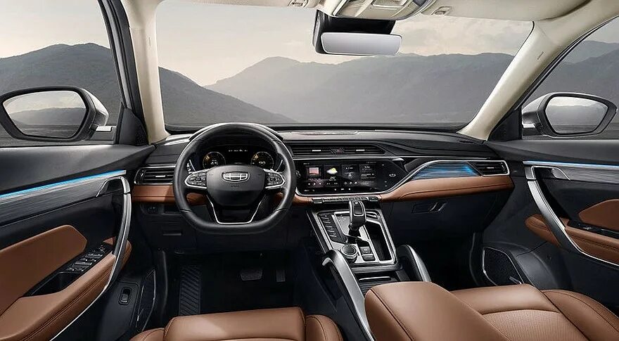 Geely atlas фото салона Кроссовер Geely Atlas Pro едет в Россию: не дополнение, а замена "просто" Atlas 