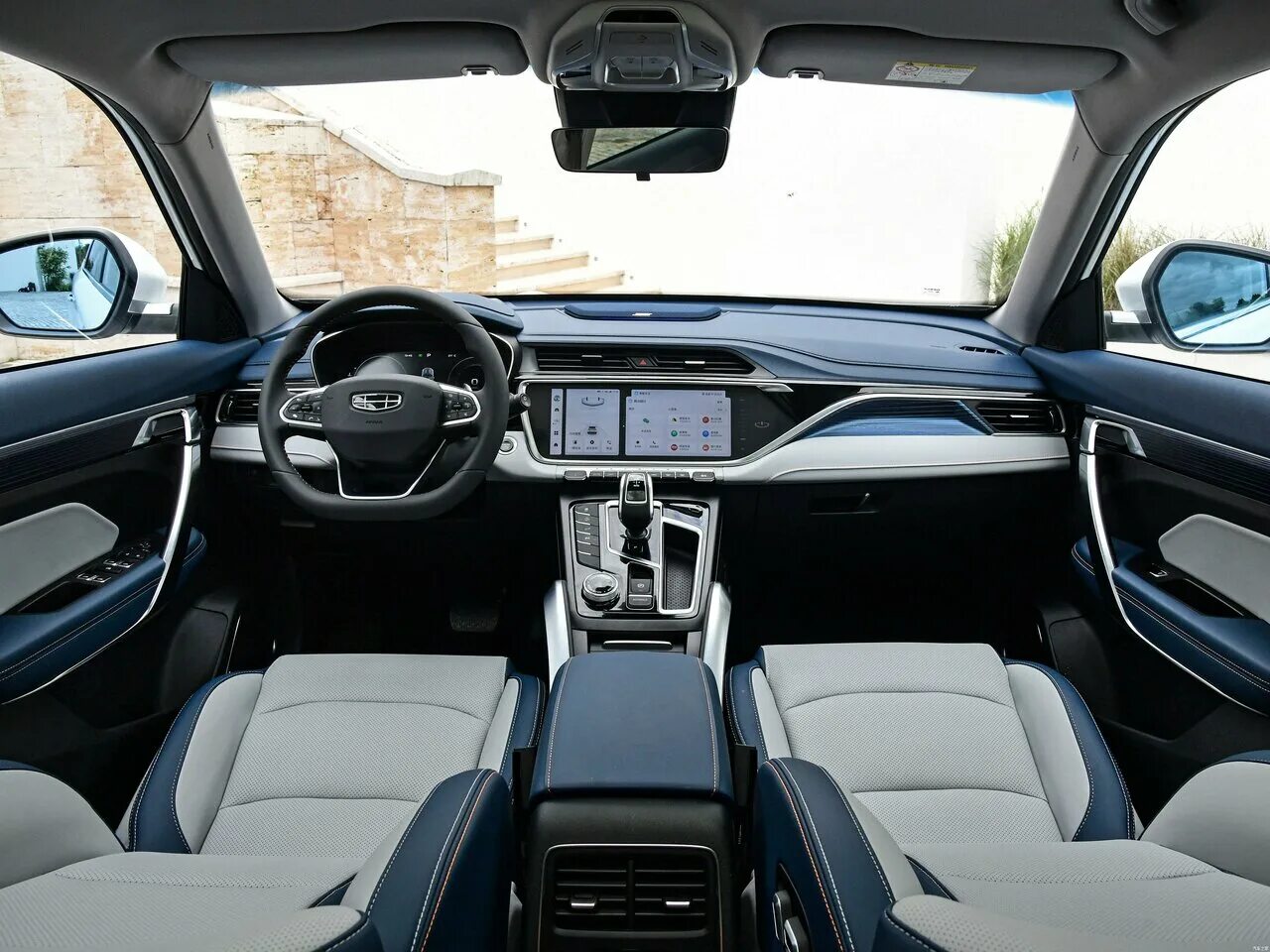 Geely atlas фото салона Geely Boyue 1 поколение рестайлинг, внедорожник 5-дверный - технические характер