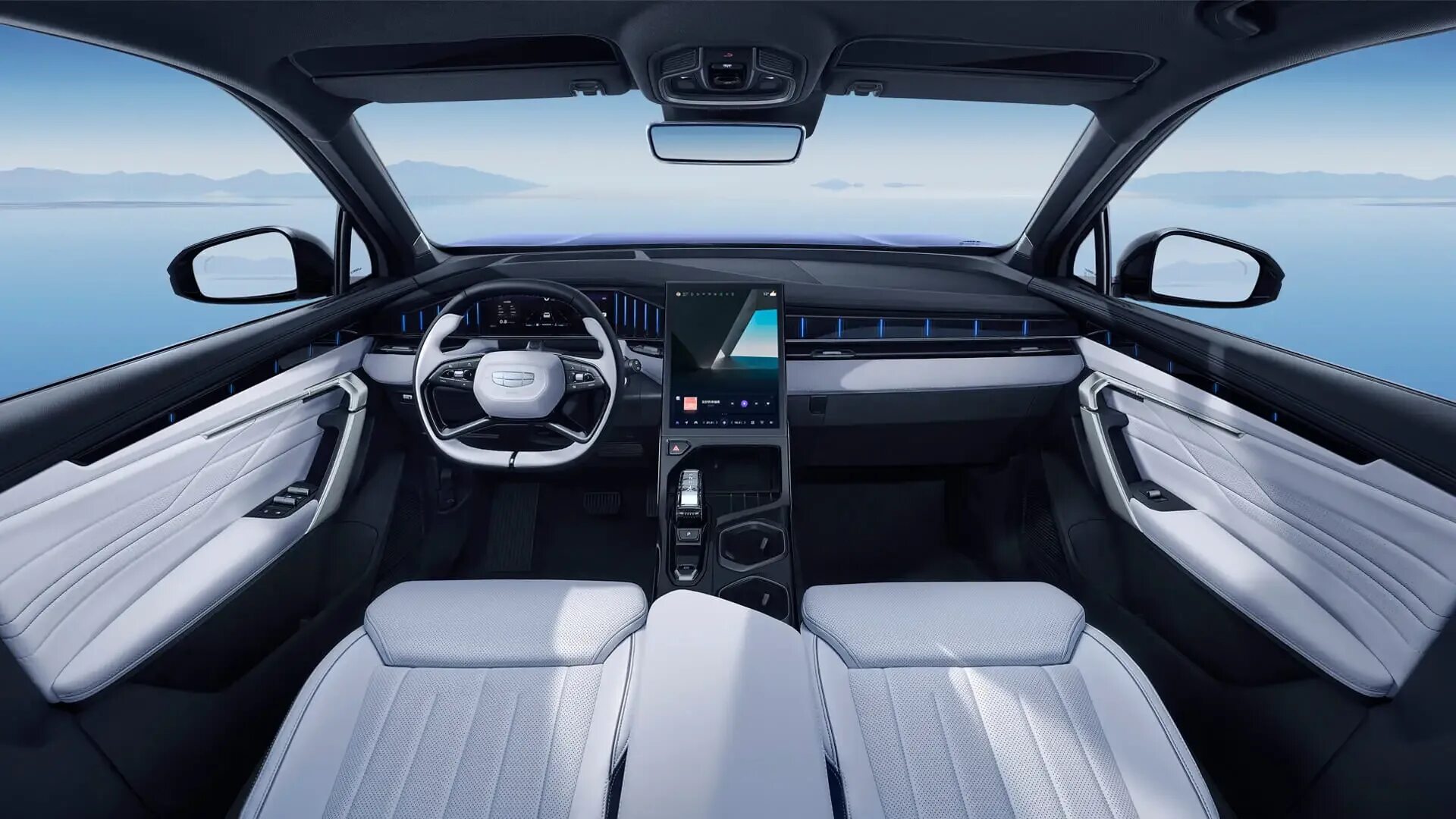 Geely atlas pro 2024 интерьер Intelligent Suv Major Item Geely Boyue L - Buy 8155 Chip,Thunder Hybrid 1300 Kil