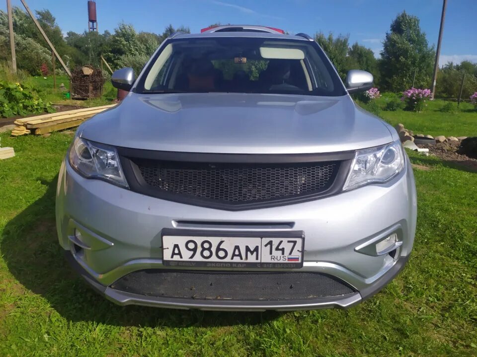 Geely atlas pro решетка радиатора тюнинг Решетка, чать2 - Geely Atlas (1G), 2 л, 2019 года стайлинг DRIVE2