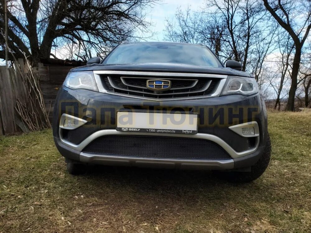 Geely atlas решетка радиатора тюнинг Защита радиатора Geely Atlas 2017- black низ купить с доставкой по России ПапаТю