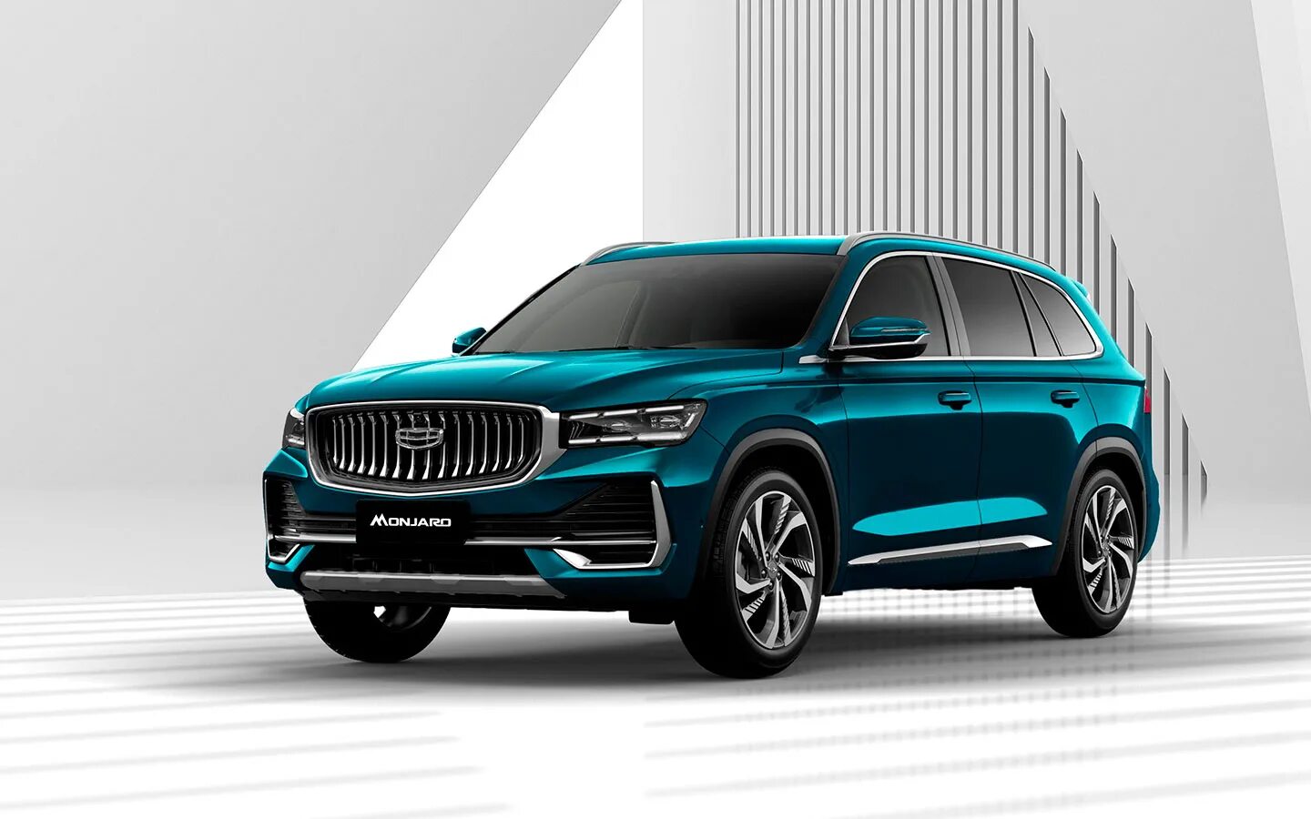 Geely фото авто Geely назвала характеристики флагманского кроссовера Monjaro для России