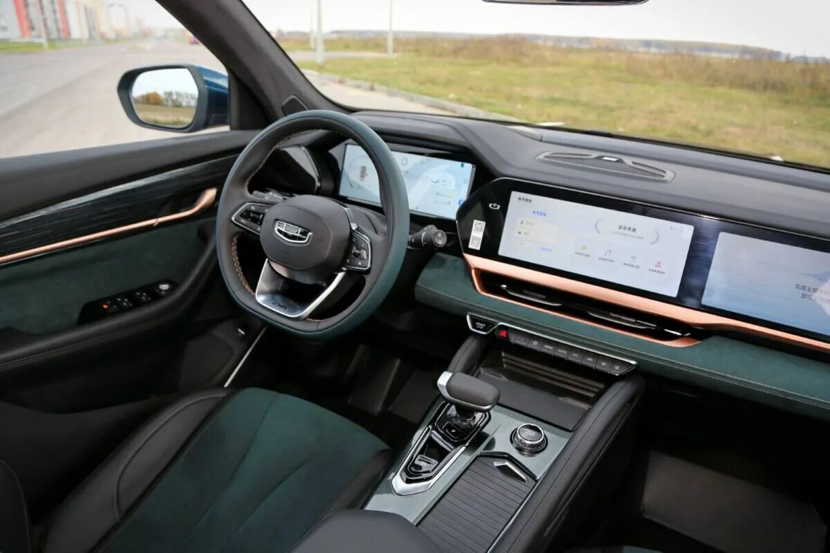 Geely manjaro фото салона Geely Monjaro (KX11) уже в Беларуси. Первый обзор китайского флагмана