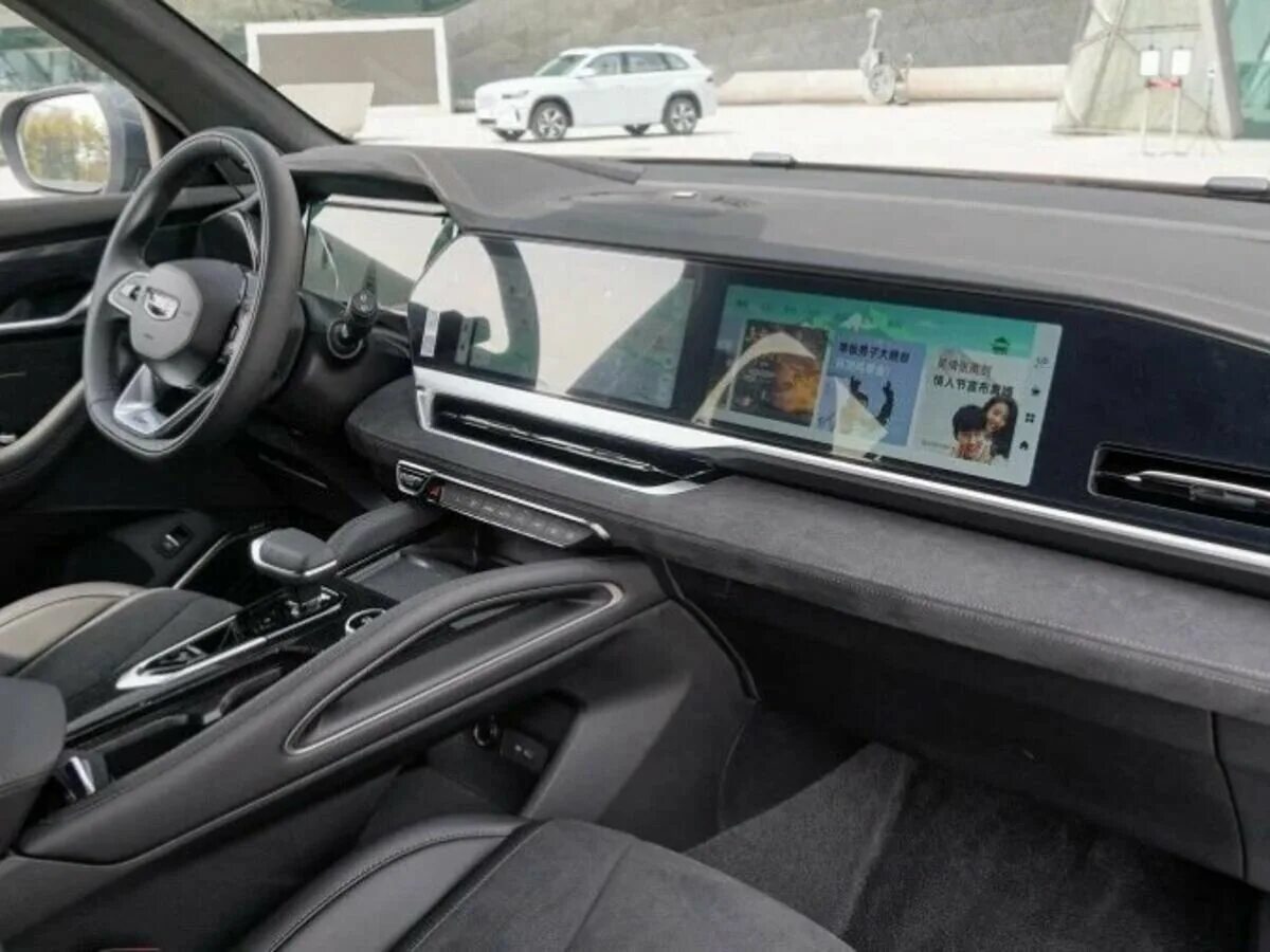 Geely manjaro фото салона Купить б/у Geely Monjaro 2021-2024 2.0 AT (238 л.с.) 4WD бензин автомат в Калини