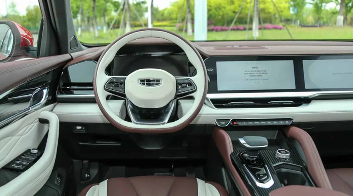 Geely manjaro фото салона Пока импортер "спит": дилер объявил старт продаж среднеразмерного паркетника Gee