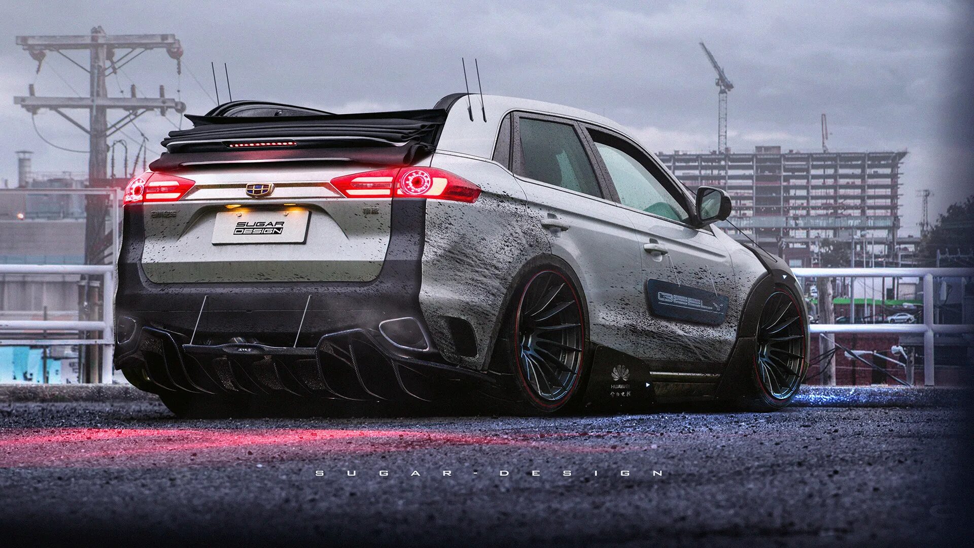 Geely тюнинг фото ArtStation - Geely NL-3 Convertible