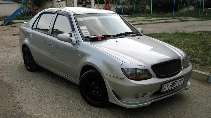 Geely тюнинг фото Реснички - Geely CK, 1,5 л, 2011 года аксессуары DRIVE2