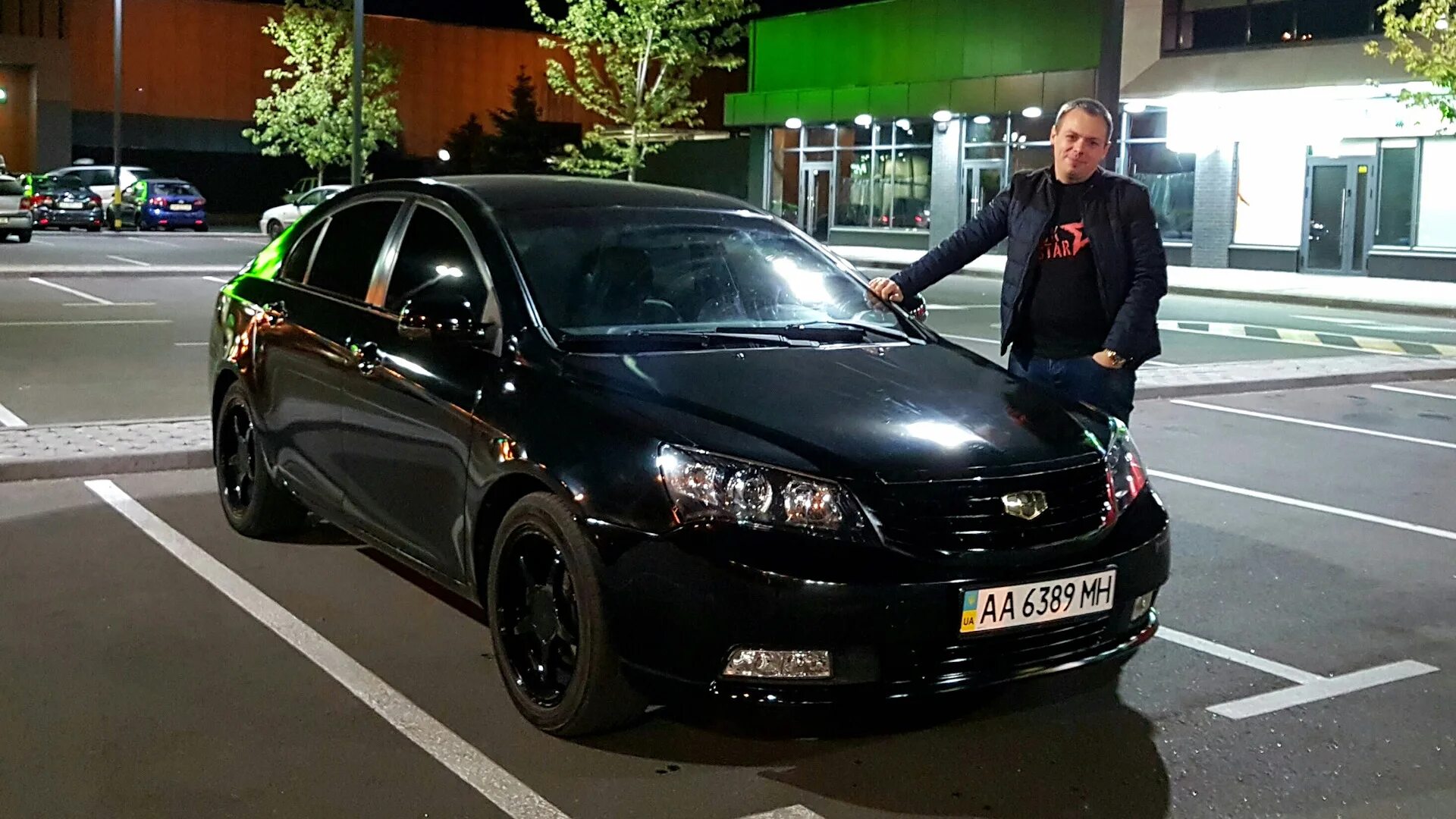 Geely тюнинг фото Geely Emgrand EC7 FE-1 1.8 бензиновый 2012 BLACK #1 на DRIVE2