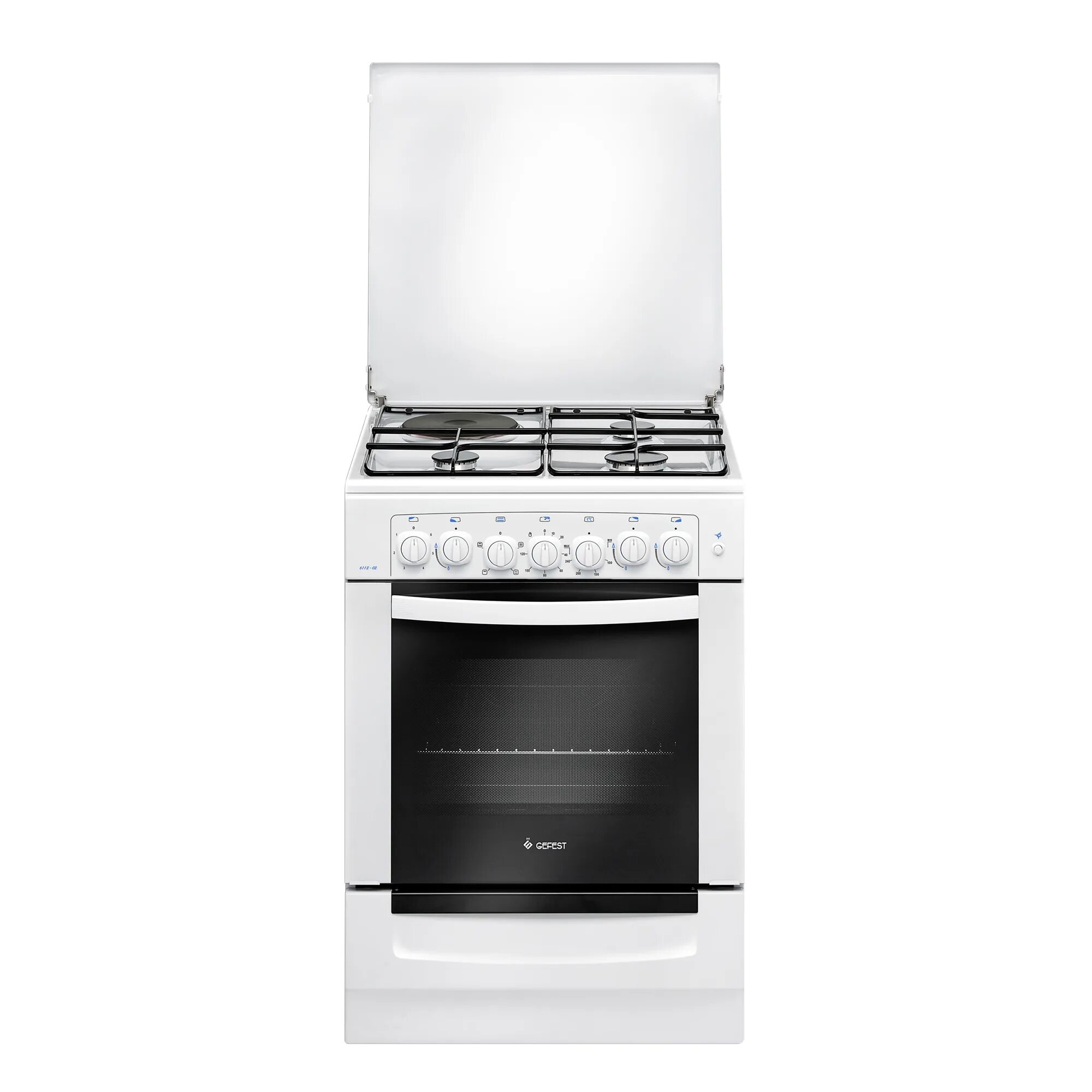 Gefest плита фото Газоэлектрическая (комбинированная) плита Gefest 6112-02 купить в Екатеринбурге