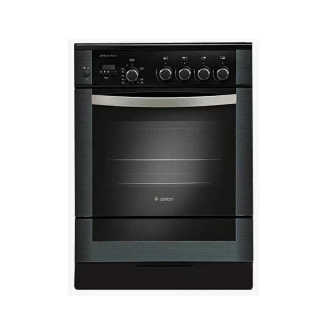 Gefest пушкинский просп 30 фото ПЛИТЫ, ВАРОЧНЫЕ ПАНЕЛИ, ДУХОВКИ :: Плиты :: Плита Gefest 6500-02 (0115) черн., с