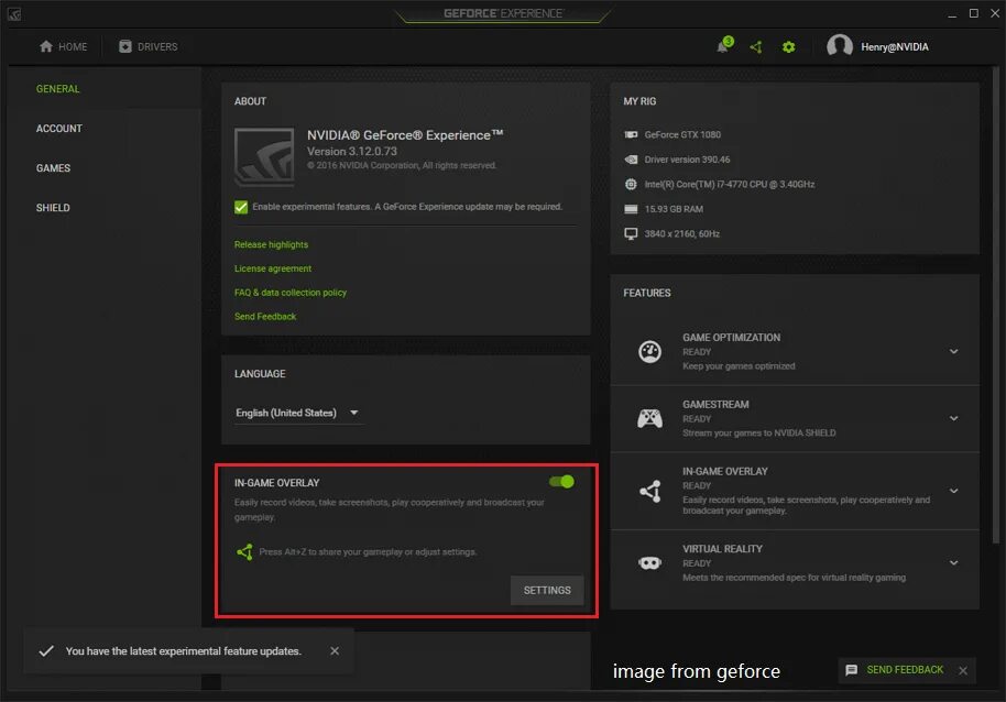 Geforce experience нет подключения к интернету How to Disable NVIDIA Overlay in GeForce Experience? - MiniTool Partition Wizard
