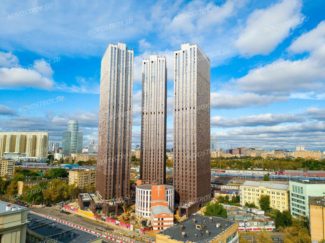 Gem ходынская ул 2 москва фото Фото и ход строительства многофункционального комплекса "Пресня Сити"