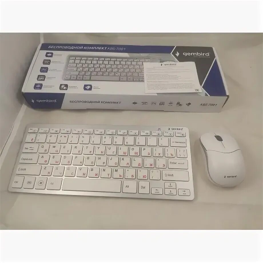 Gembird kbs 9400 клавиатура беспроводная как подключить Набор клавиатура+мышь Gembird KBS-7001 уцененный (гарантия 14 дней) - купить в М